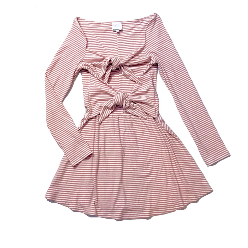 🆕 Skylar + Madison Double tie front cutout dress